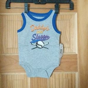 3M Daddy's Little slugger onesie